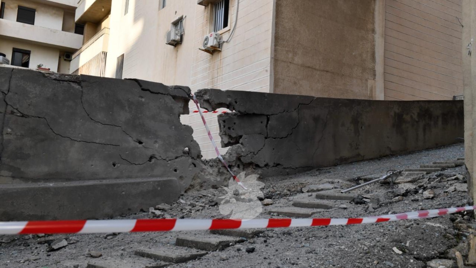 موقع سقوط شظايا صواريخ اعتراضية في كسروان (بعدسة الزميل حسام شبارو)