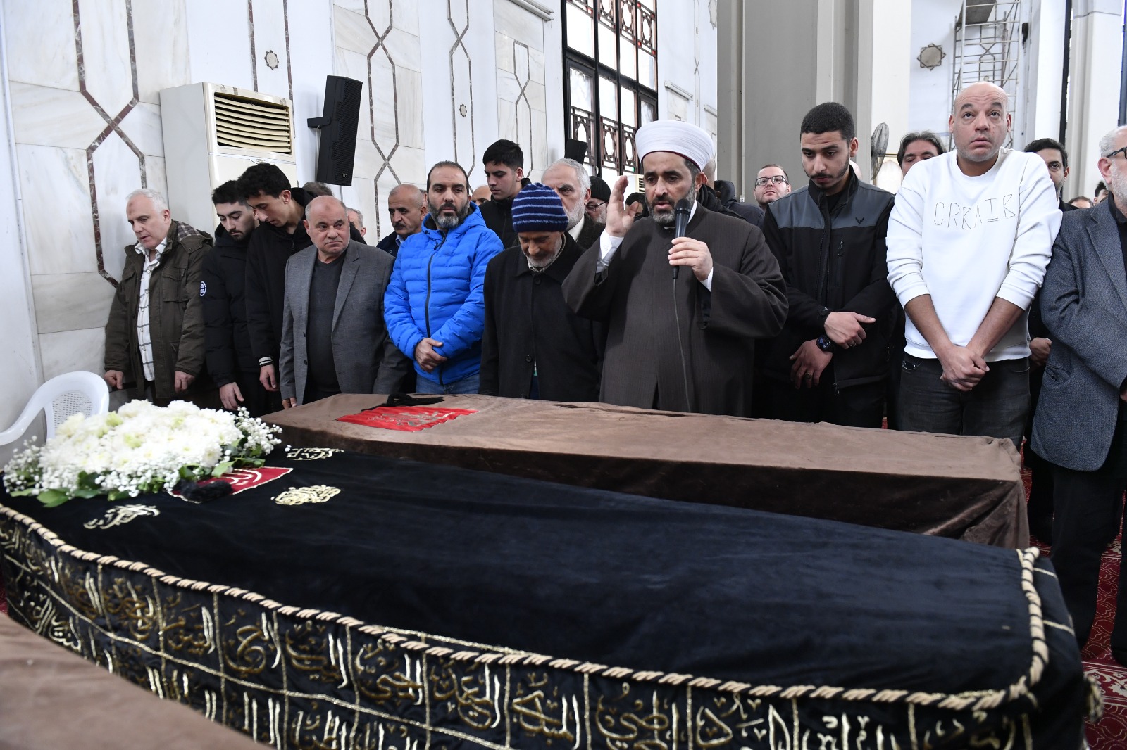 وداع الفنان أحمد قعبور في العاصمة اللبنانية بيروت (تصوير: حسام شبارو)