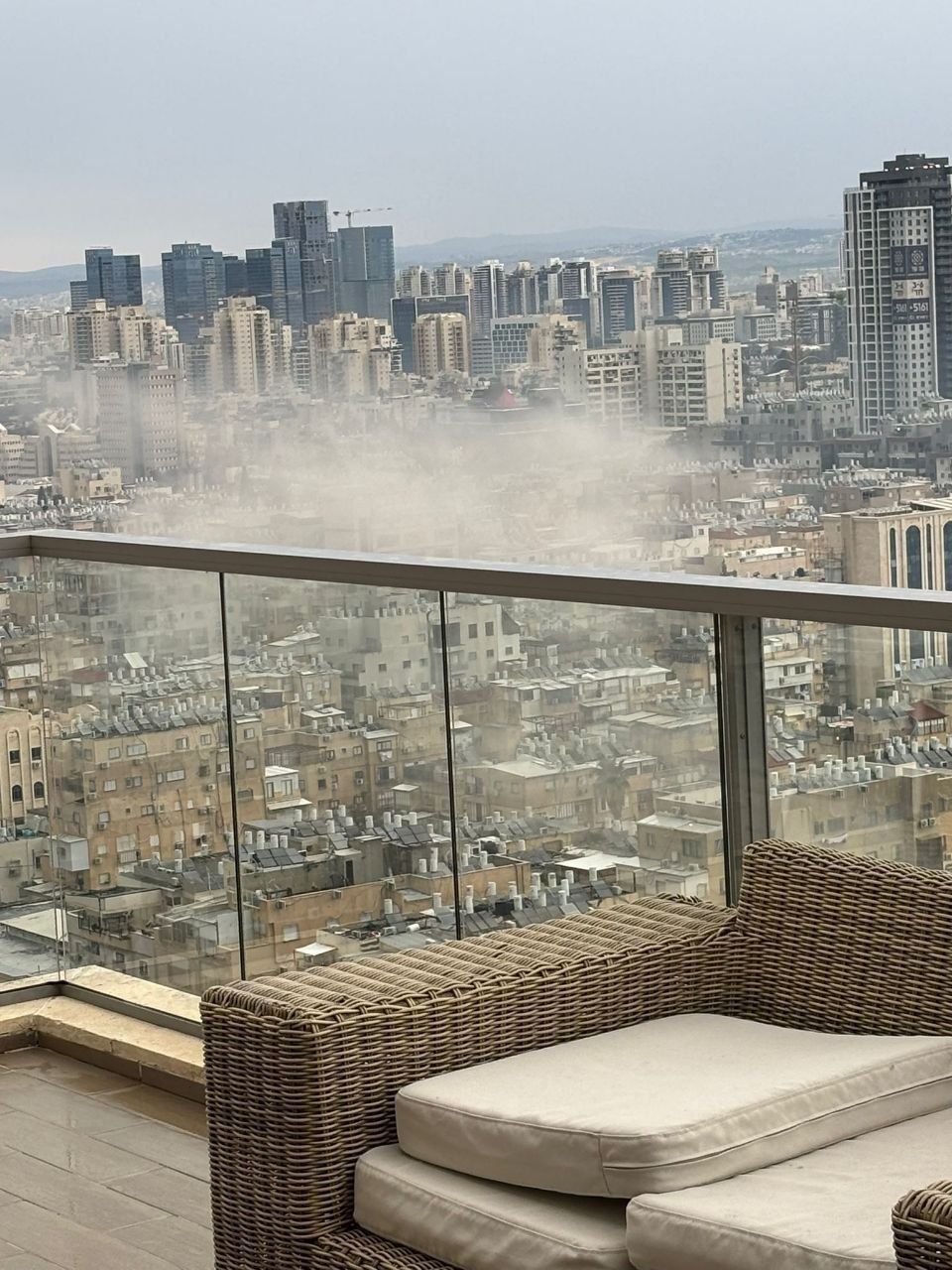 دخان في إسرائيل. (إعلام عبري)