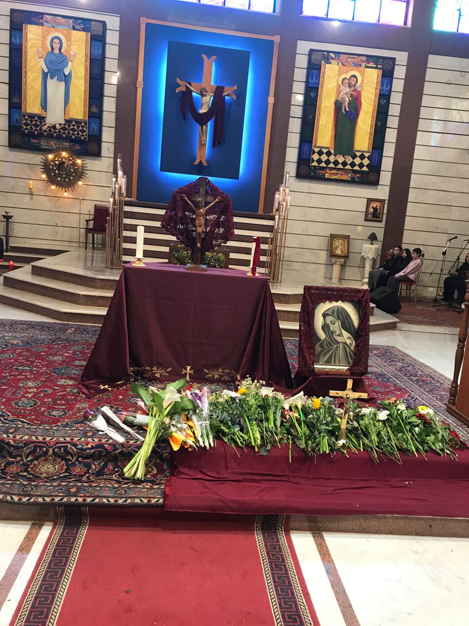إحياء يوم الجمعة العظيمة في زغرتا -  كنيسة مار يوسف