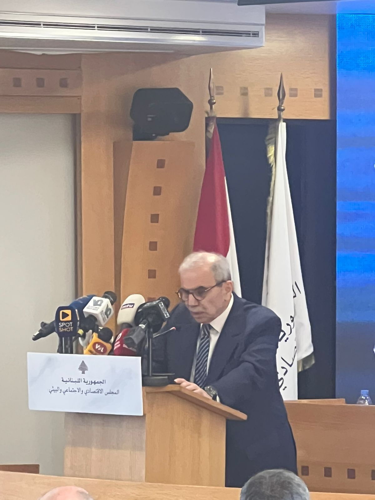 كلمة نواف سلام من المجلس الاقتصادي والاجتماعي والبيئي.