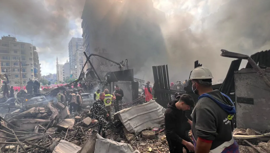 Israeli strikes on Beirut