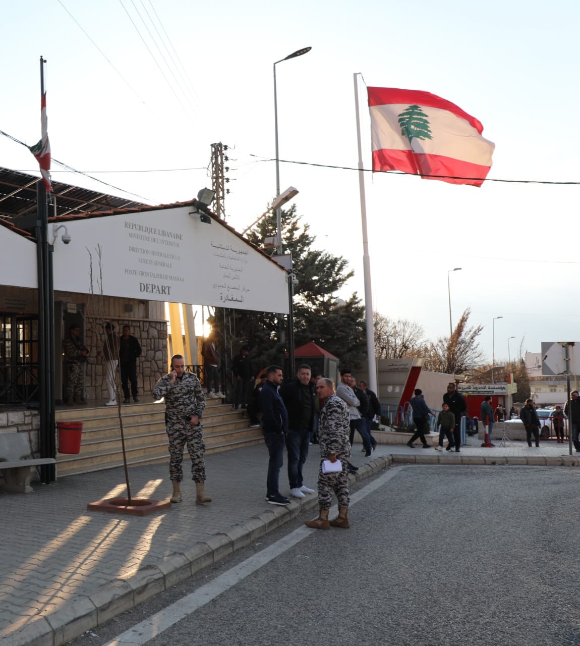 معبر المصنع. (النهار)