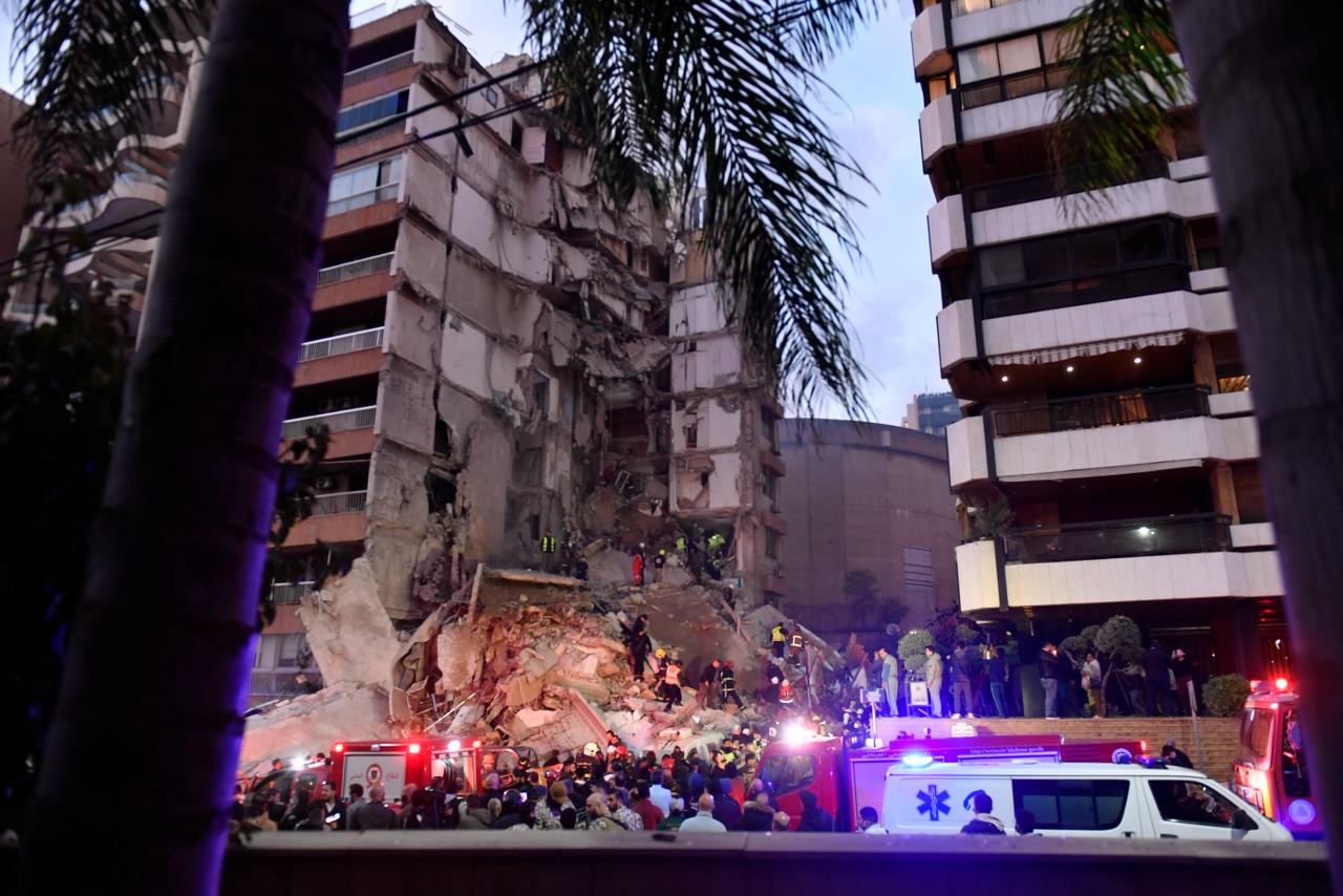 الغارات الإسرائيلية على تلة الخياط (حسام شبارو).