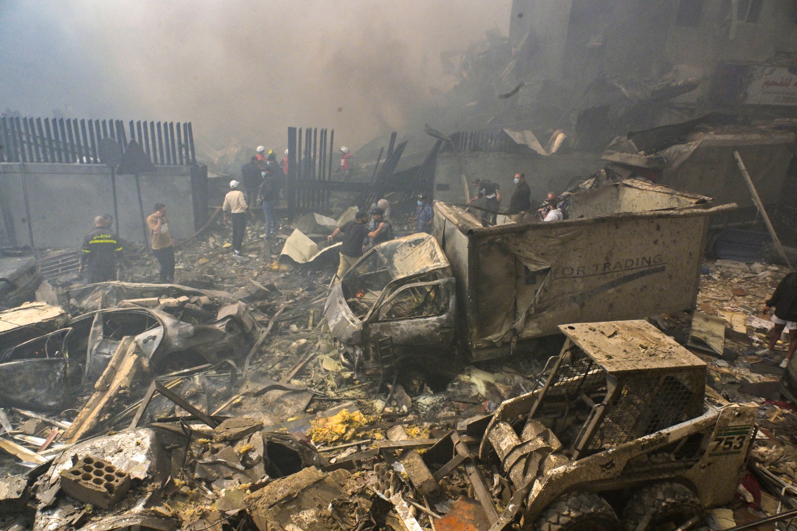 المشهد في بيروت (تصوير نبيل إسماعيل).