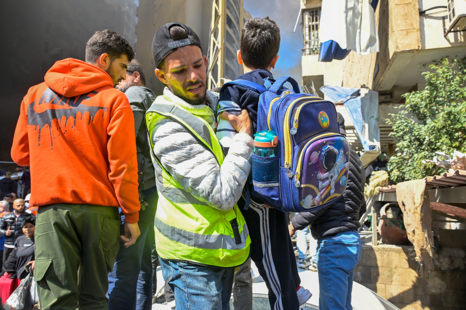 المشهد في بيروت (تصوير نبيل إسماعيل).