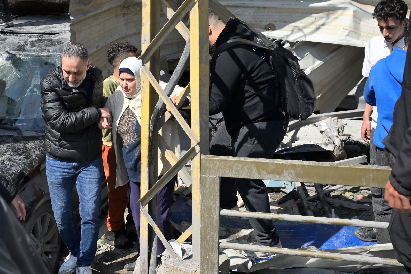 المشهد في بيروت (تصوير نبيل إسماعيل).