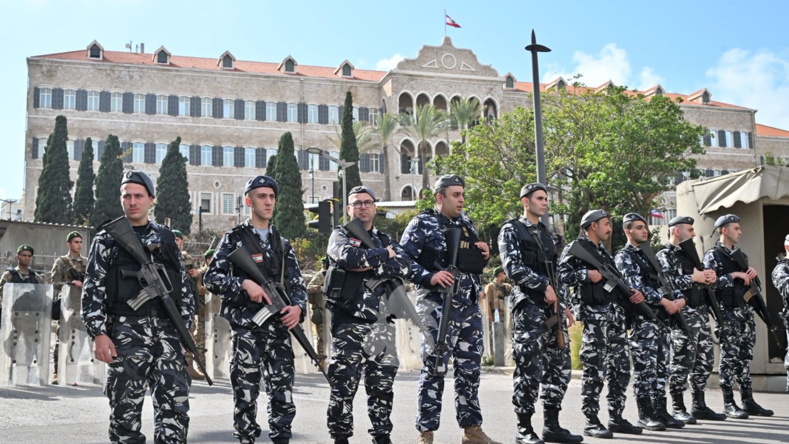 عناصر من قوى الأمن. (حسام شبارو)