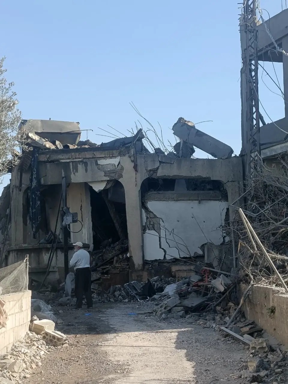 منزل مدمّر في الجنوب. (الوكالة الوطنية)