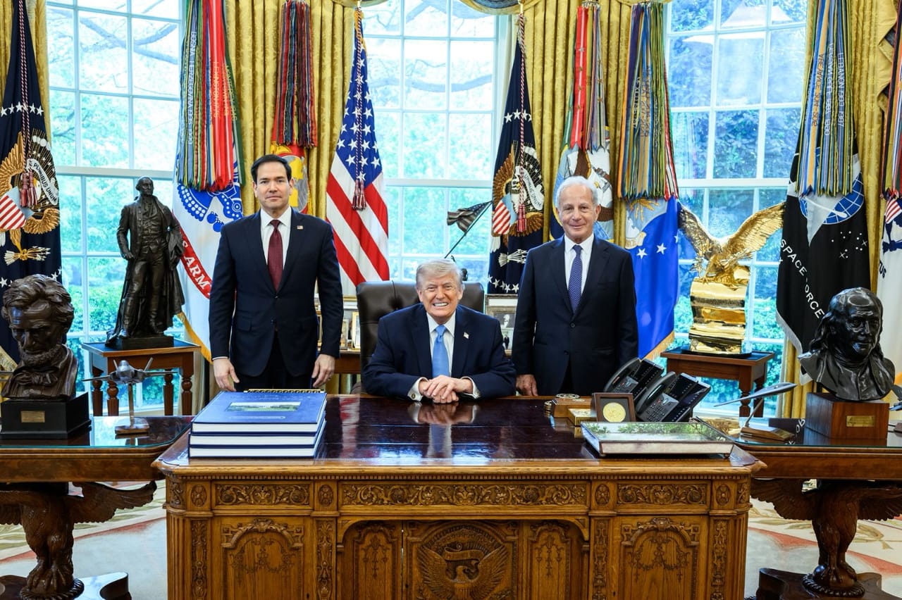 Meeting of Ambassador Issa, Rubio, and Trump (U.S. Embassy in Beirut).