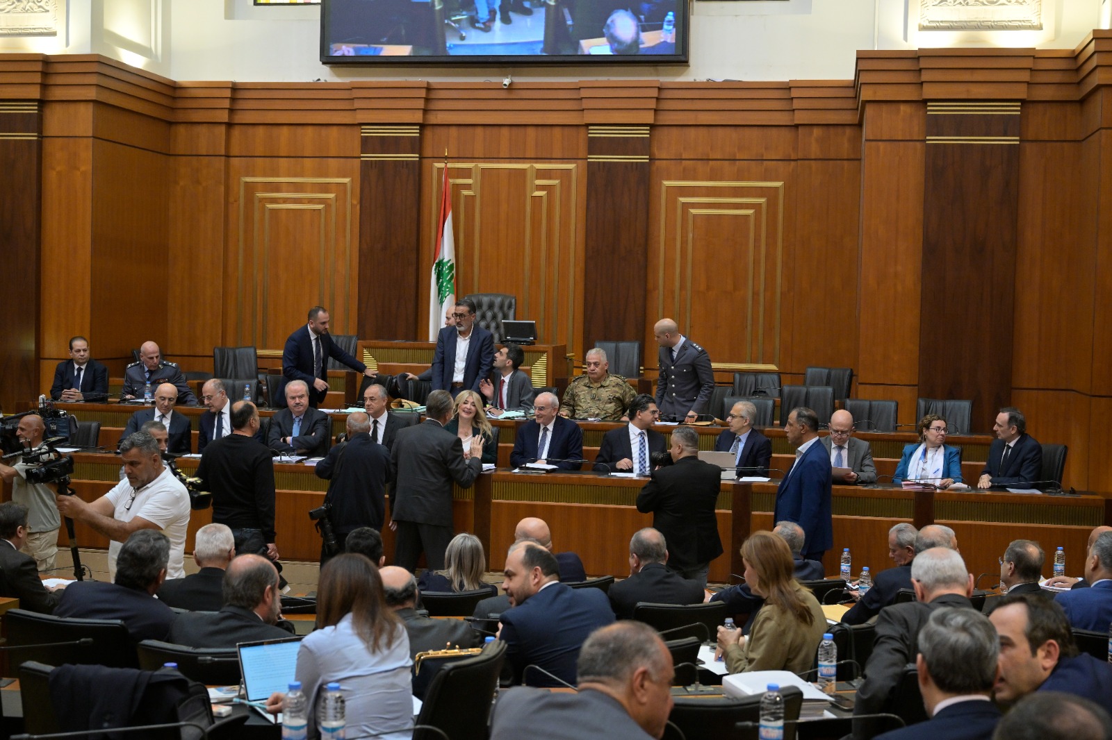 جلسة اللجان النيابية المشتركة. (نبيل اسماعيل)