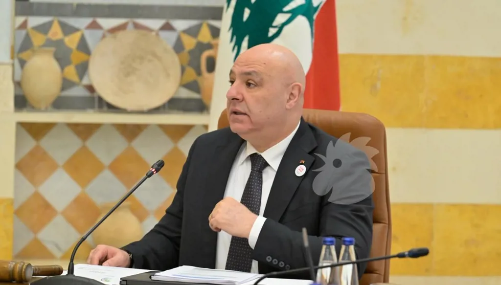 جلسة لمجلس الوزراء اللبناني في قصر بعبدا