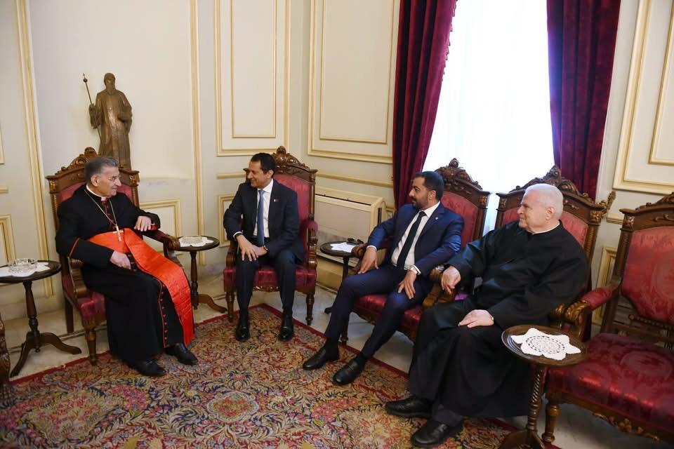 من اللقاء في بكركي.