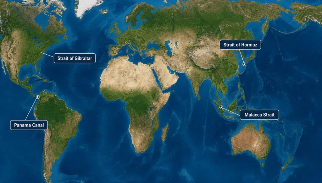 Global maritime chessboard: How U.S. strategy over key sea routes shapes tensions with China ahead of Trump–Xi Summit