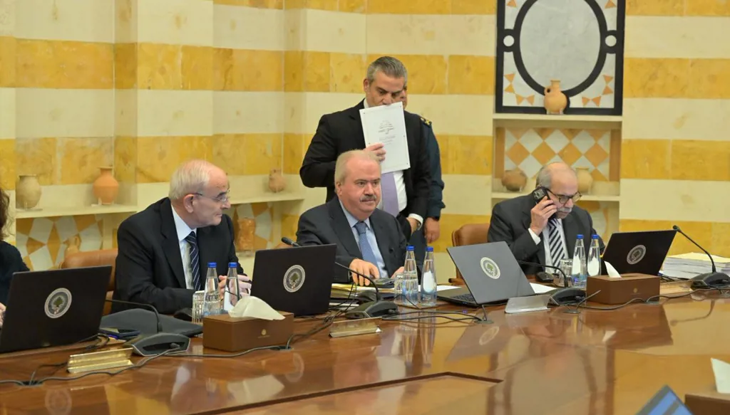 جلسة لمجلس الوزراء (تصوير: نبيل اسماعيل).