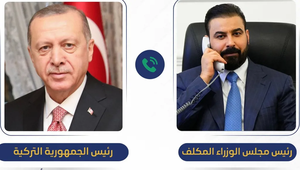إردوغان يهنئ علي الزيدي بتكليفه ويؤكد دعم استقرار العراق ويدعوه لزيارة تركيا
