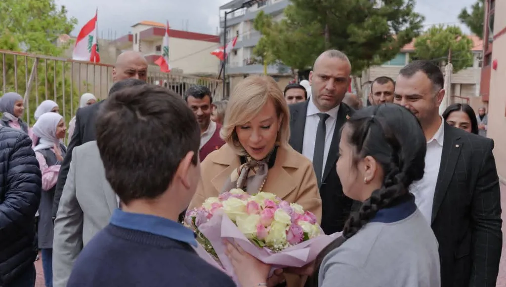 نعمت عون تزور مجمّع البراءة في فنيدق وتطّلع على مشروع “مدرسة المواطنة”
