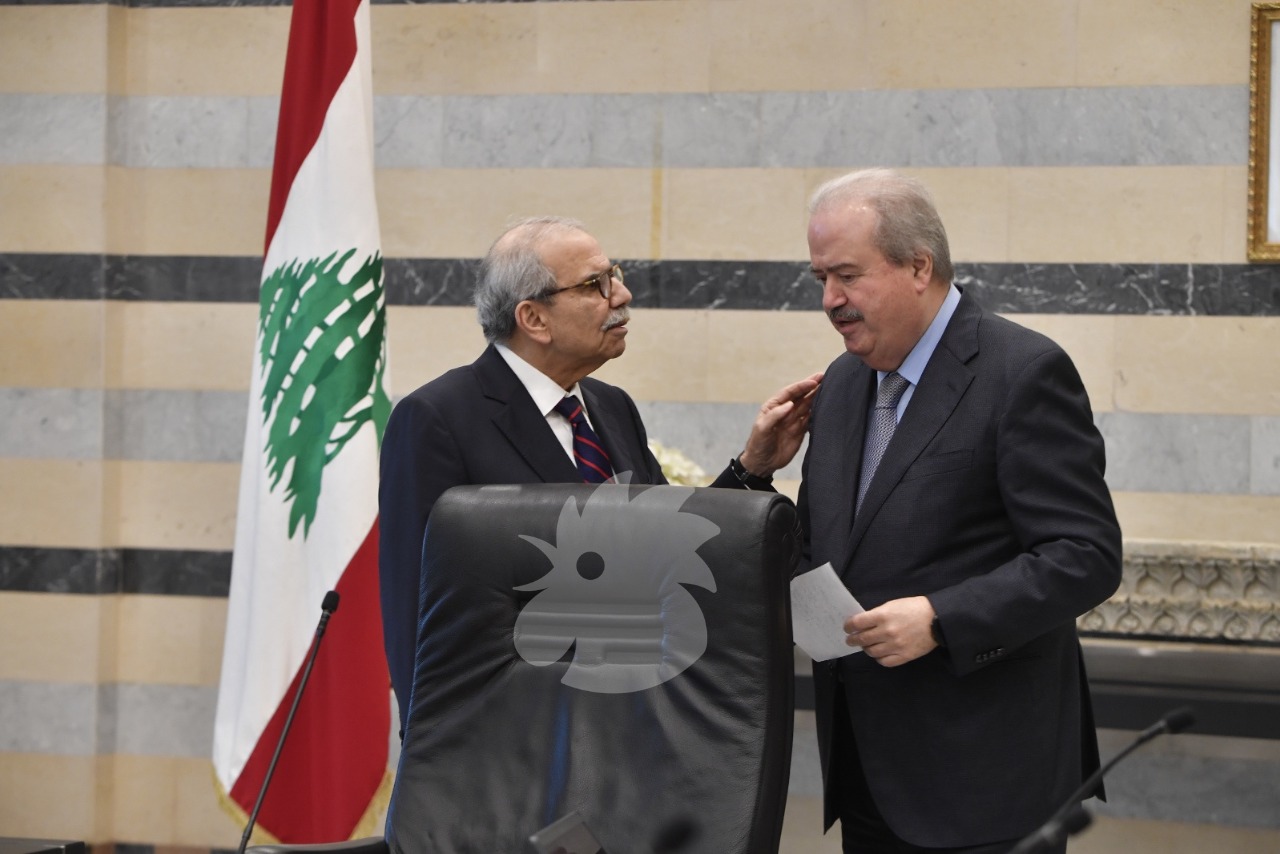 الرئيس سلام والوزير ياسين جابر (نبيل اسماعيل).