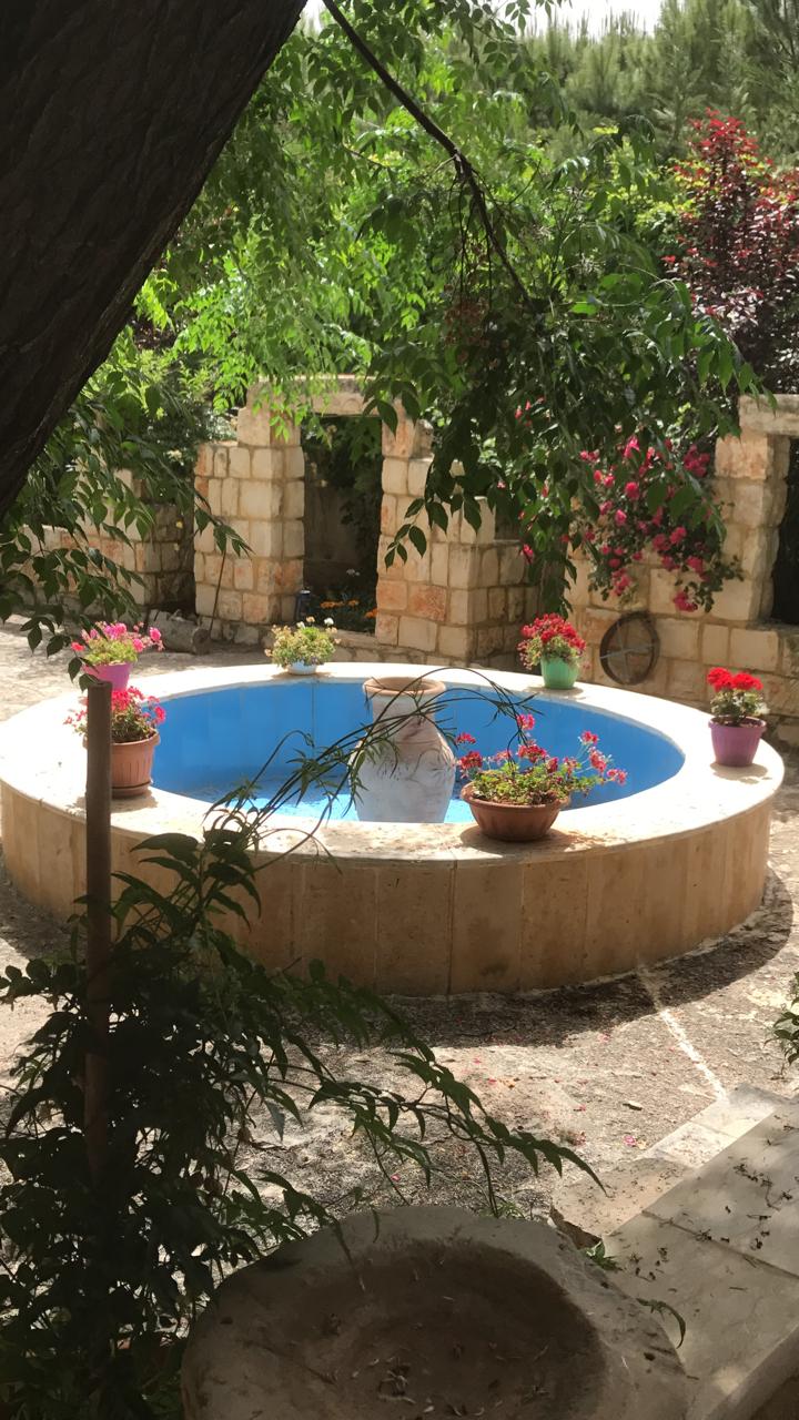 نافورة مياه في منزل سعد الزين الأثري (النهار)