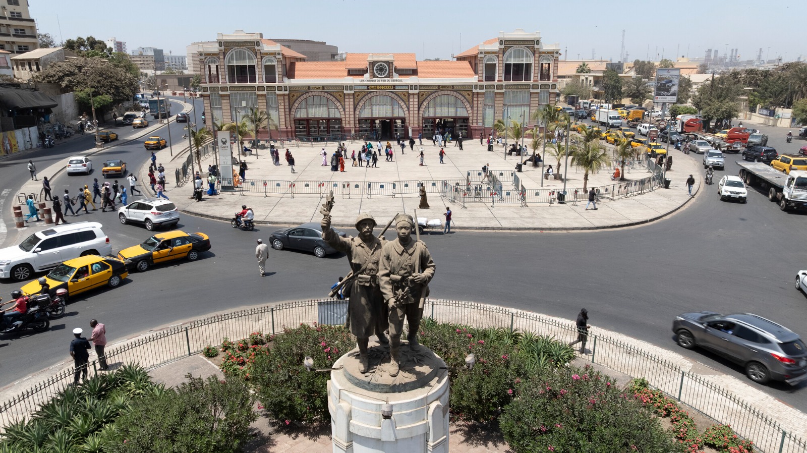محطة قطار داكار في السنغال.