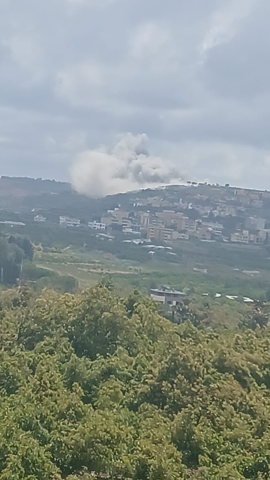 غارة إسرائيلية استهدفت بلدة أنصار في جنوب لبنان
