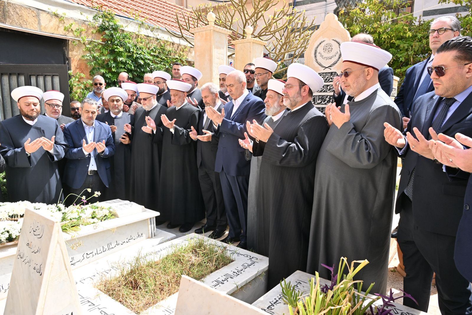 من زيارة المفتي دريان. (حسام شبارو)