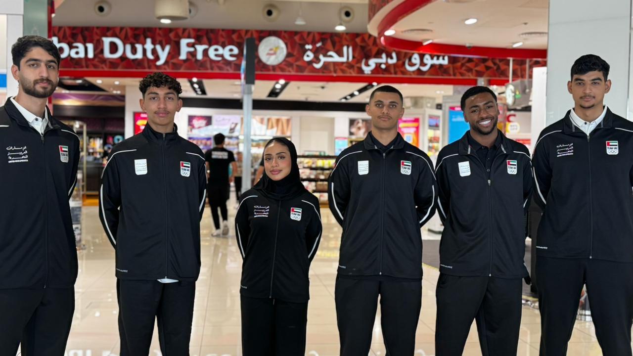 منتخب الكاراتيه المغادر إلى قطر. (وكالات)