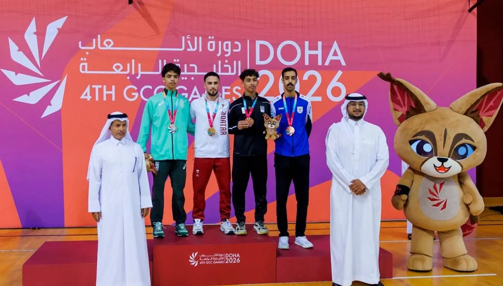66 ميدالية لوفد الإمارات في الألعاب الخليجية الرابعة