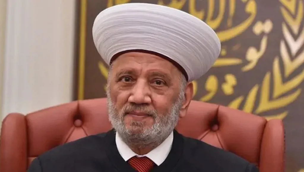 المفتي دريان: لجوء الدولة للتفاوض من أجل وقف النار وانسحاب المحتل عمل سياسي وديني يستحق الترحيب