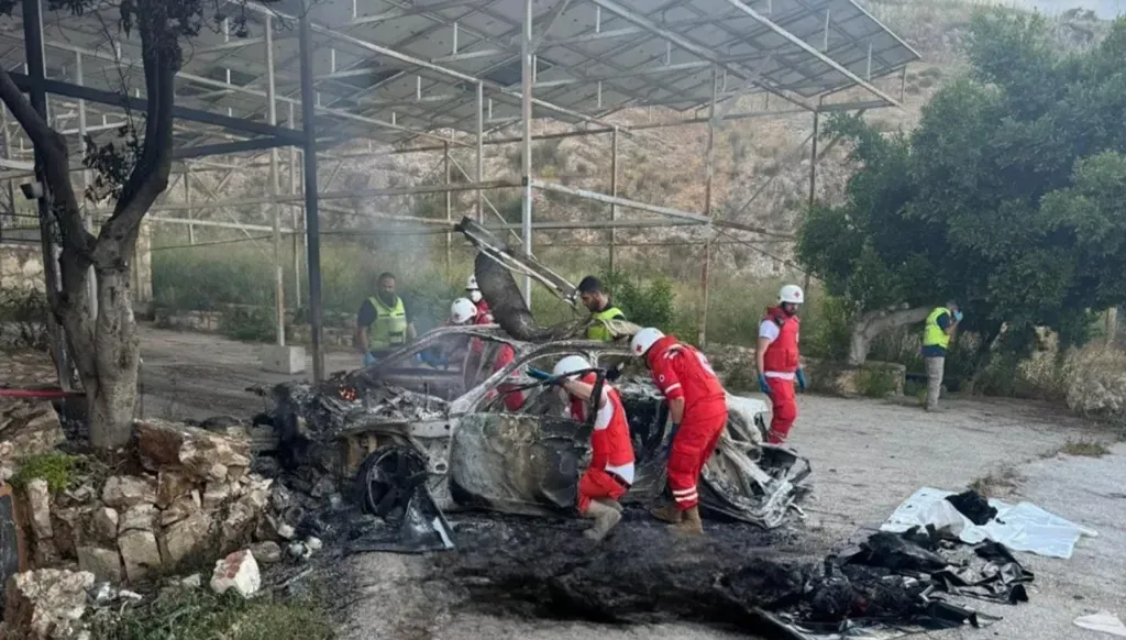 Doctor James Karam’s Car Targeted on the Khardali-Nabatieh Road