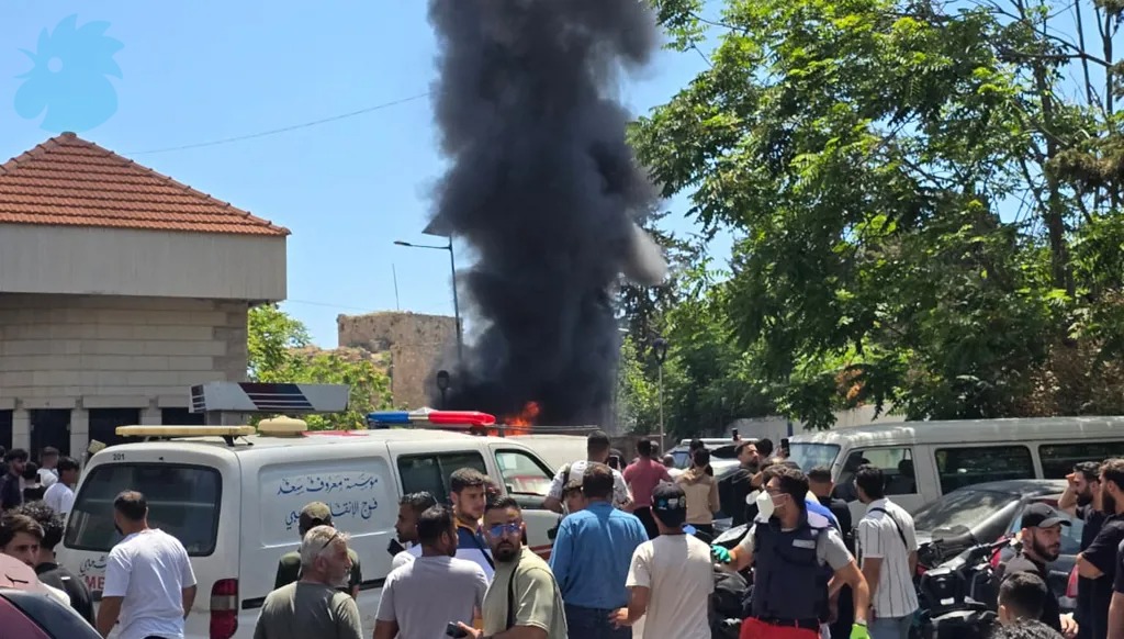 المشهد من مدينة صيدا (أحمد منتش). 