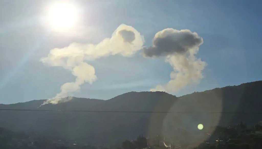 Two airstrikes targeted Jabal al-Rafi‘.