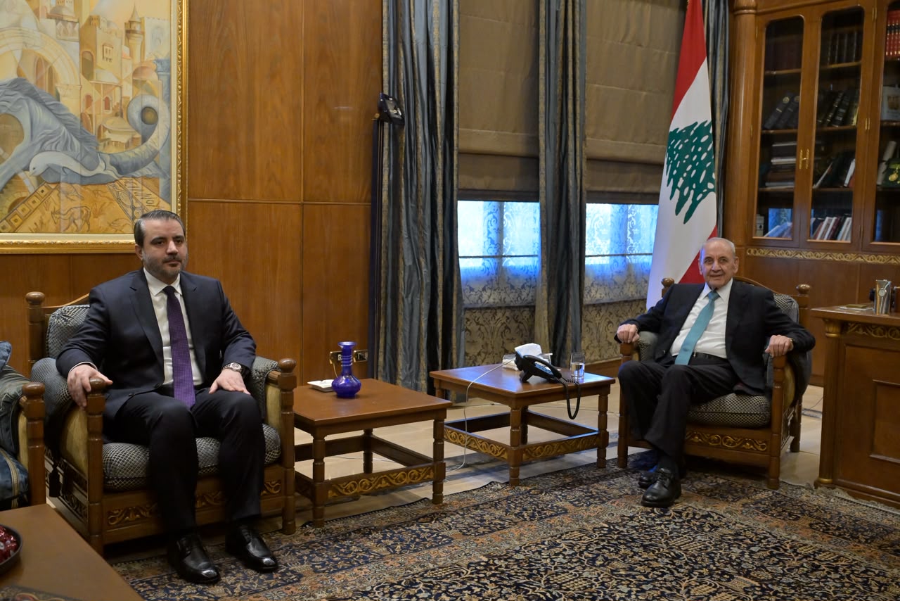 الشيباني يلتقي بري في عين التينة (حسام شبارو).
