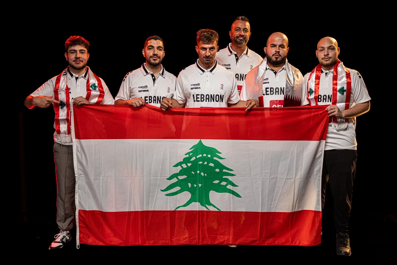 لاعبو منتخب لبنان. (وكالات)