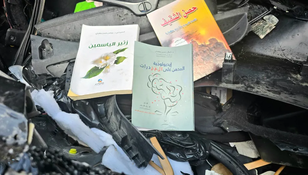 السيارة المستهدفة (أحمد منتش)