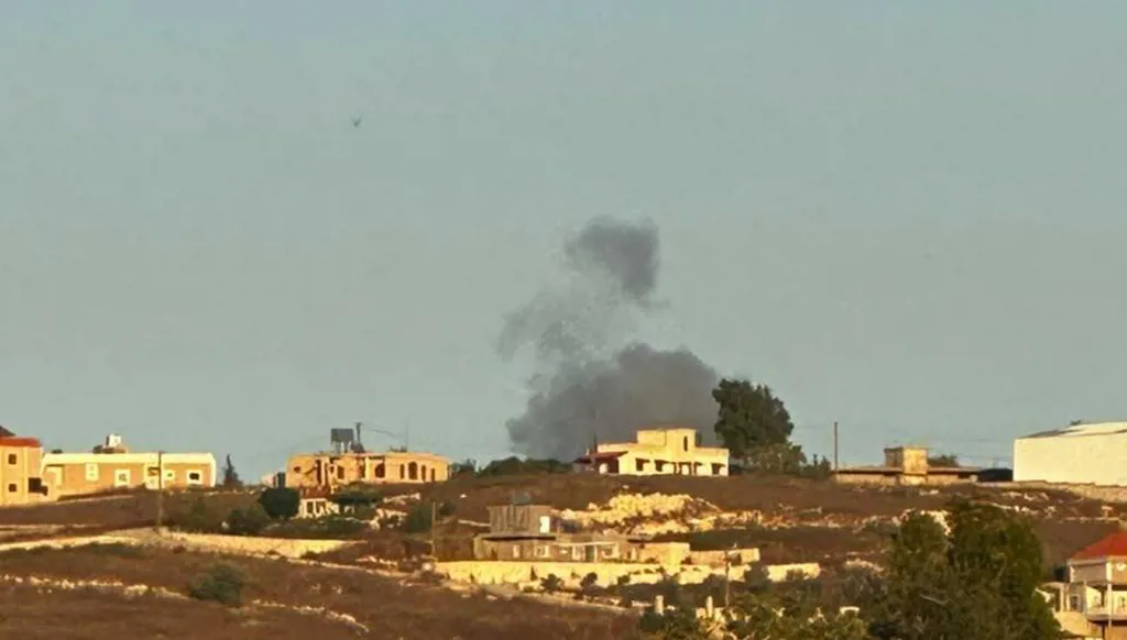 الطيران الحربي الإسرائيلي يستهدف حرش كونين في جنوب لبنان