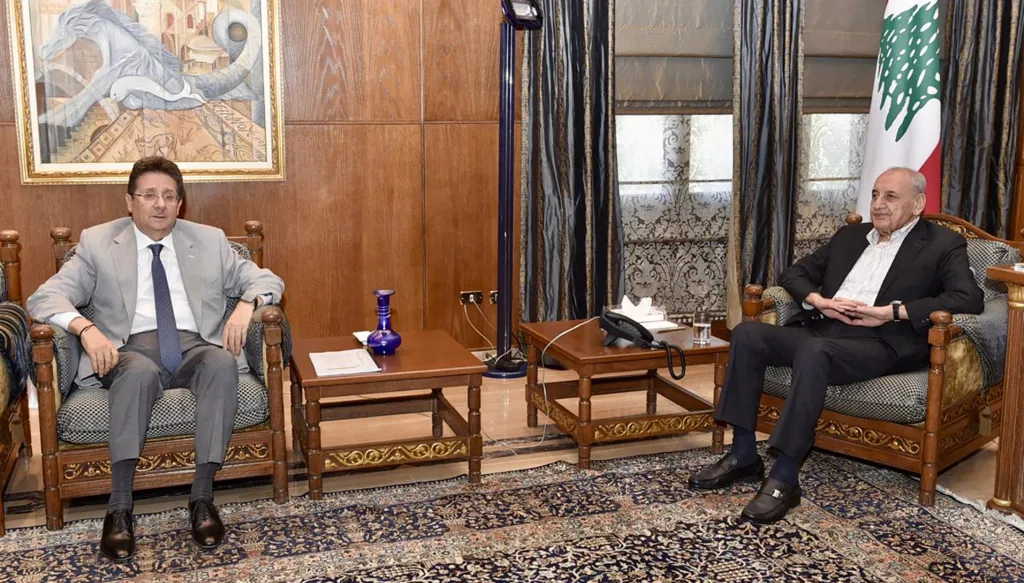 بري وكنعان يبحثان وقف الحرب وقوانين الإصلاح المصرفي