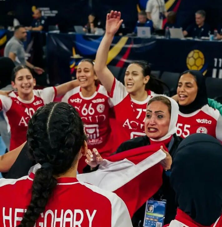 منتخب مصر لكرة اليد للسيدات. (وكالات)