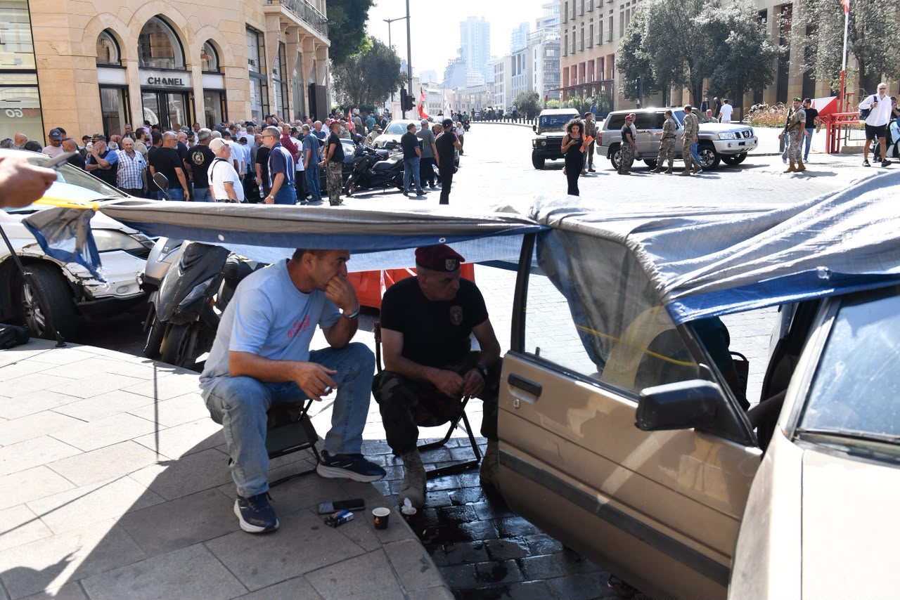 جانب من الحراك في وسط بيروت (حسام شبارو).