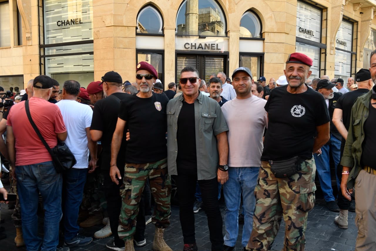 جانب من الحراك في وسط بيروت (حسام شبارو).