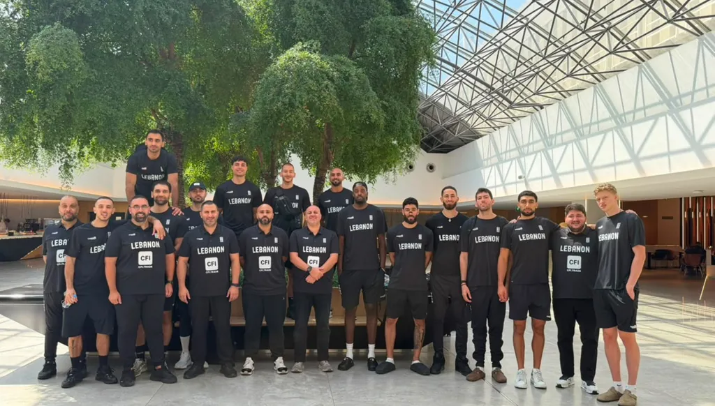 بعثة منتخب لبنان لكرة السلة تغادر لخوض معسكر تدريبي