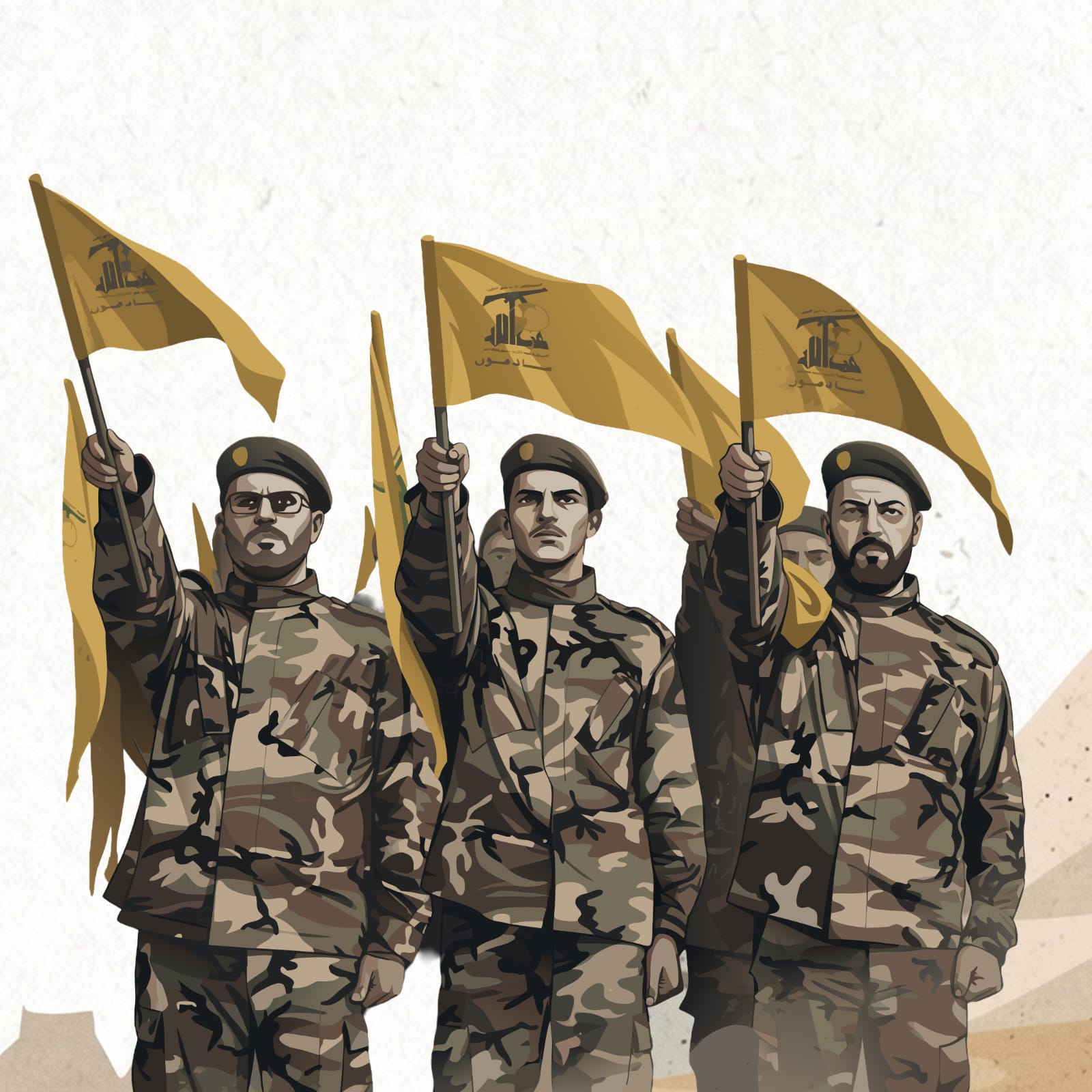 عناصر حزب الله (تصميم النهار).