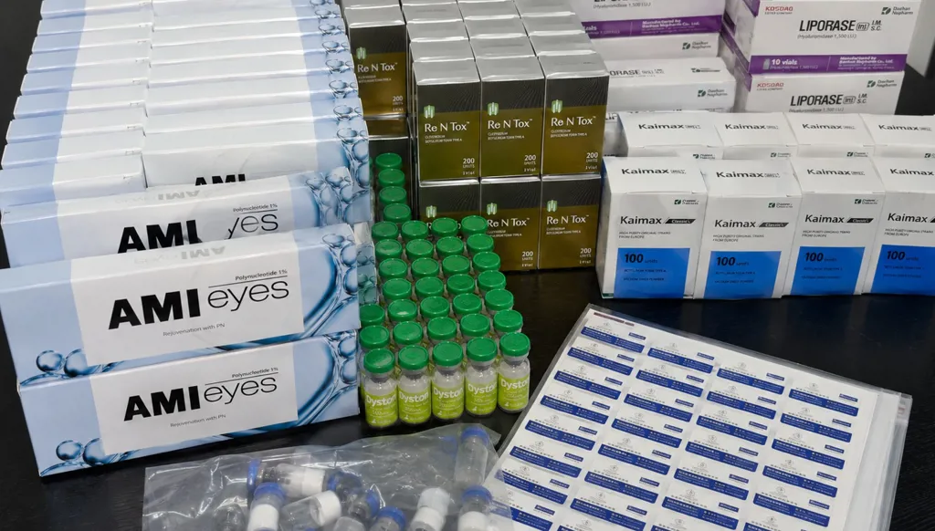 ضبط كميات كبيرة من الأدوية والمستحضرات الطبية والتجميلية في بيروت.