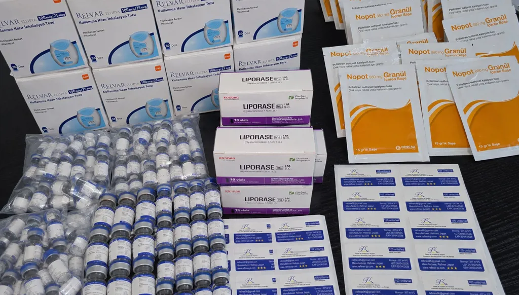 بالصور... ضبط أدوية ومستحضرات طبية وتجميلية في بيروت