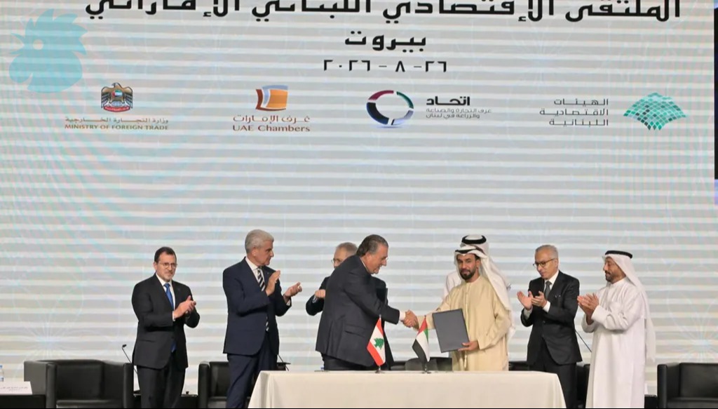 جانب من توقيع الاتفاقيات خلال المؤتمر (نبيل إسماعيل). 