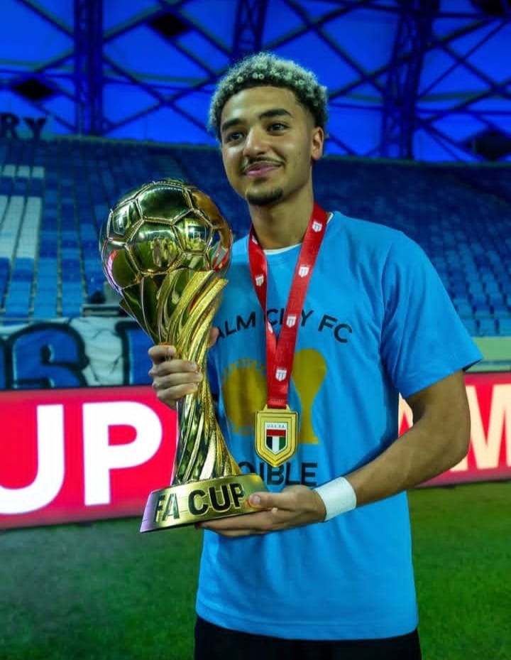اللاعب الشاب أنس أسامة. (وكالات)
