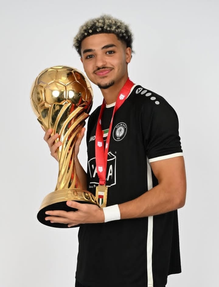 اللاعب الشاب أنس أسامة. (وكالات)