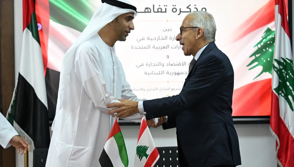 4 اتفاقيات ومجلس أعمال مشترك... الإمارات ولبنان يفتحان باباً جديداً للاستثمار