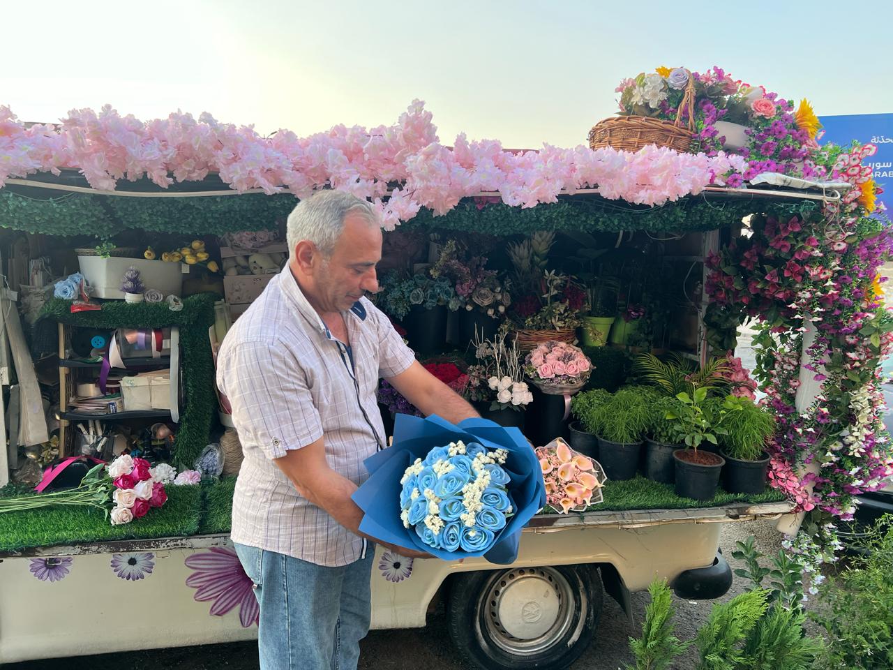باقة ورود لـ