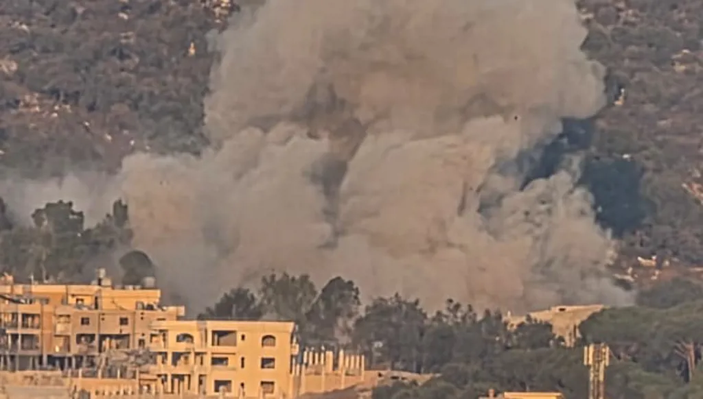 غارات على جنوب لبنان 